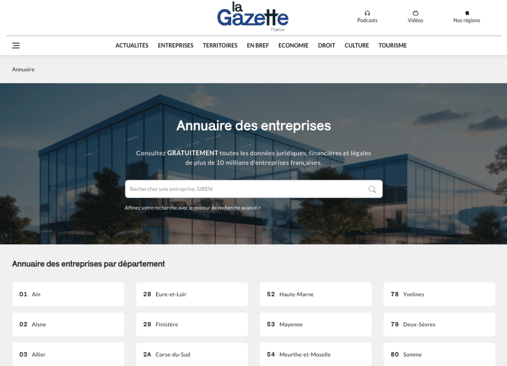 La Gazette France - Résultats