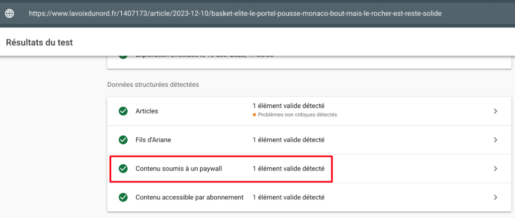 paywall vérification seo