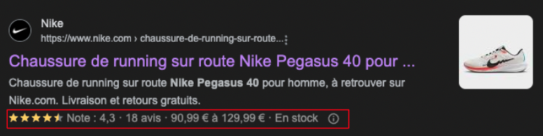 données structurées product seo