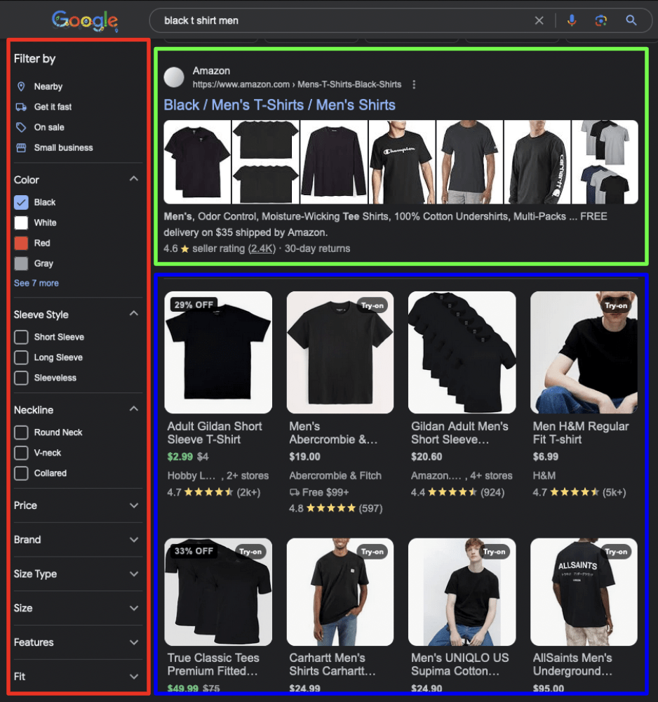 google shopping usa seo
