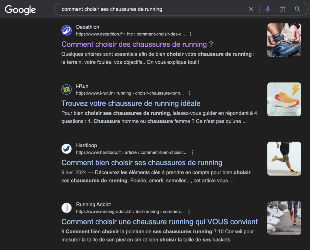 serp informationnelle