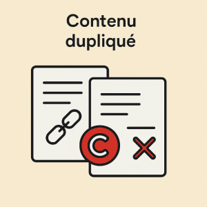 contenu dupliqué google search console