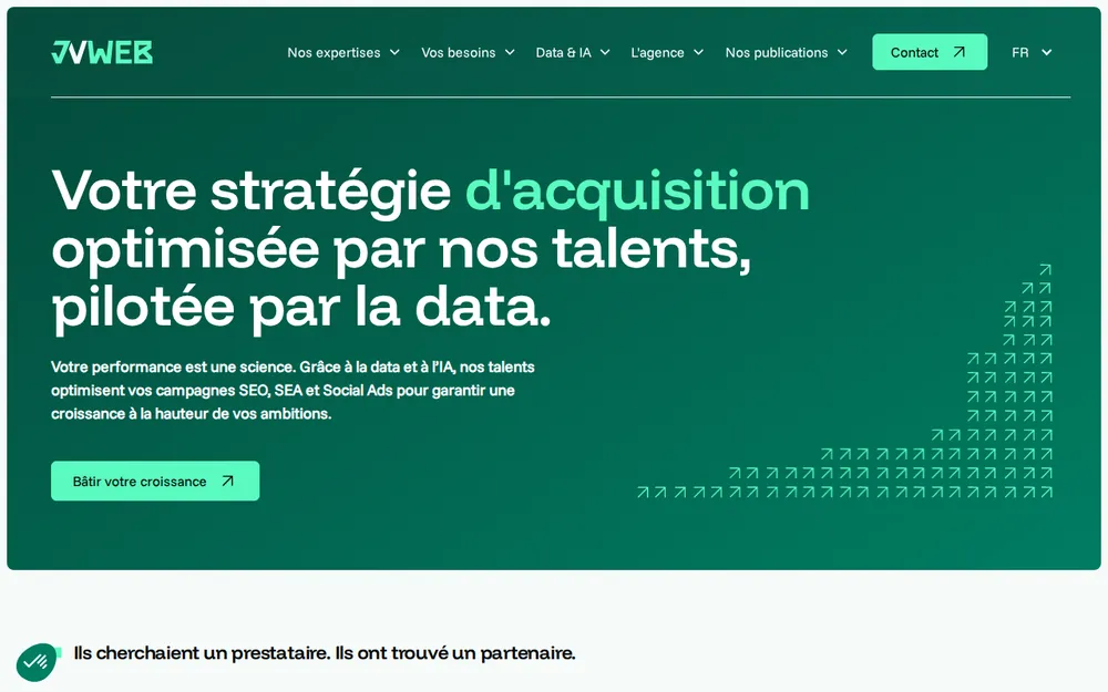 Page d'accueil de JVWEB